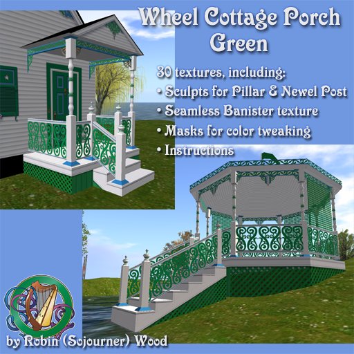 R(S)W Textures - Wheel Cottage Porch Green