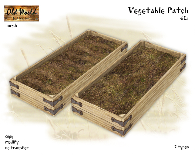 Vegetable Patch v2 - Old World - Rustic Garden