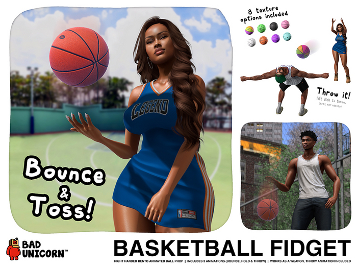 Basketball Fidget (animated ball)