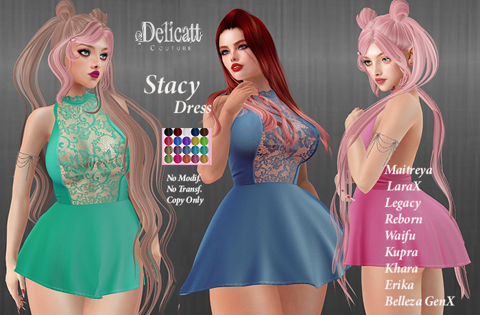 Delicatt Couture - STACY DRESS - JULY 06♥2026♥