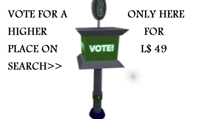 vote for a higher placeon search