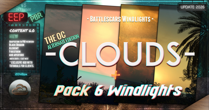 - BATTLESCARS WINDLIGHTS  - CLOUDS - THE OC: ALTERNATE EDITION 6.0 (EEP / PBR)