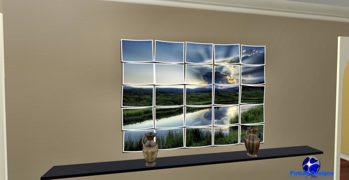 Lake Storm Wall Mural
