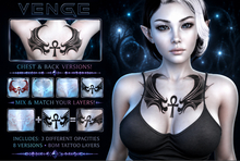 VENGE - BOM - 'Nocturnal' Back & Chest Tattoo