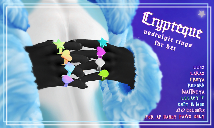 Crypteque - Nostalgic Rings {Fur Her} - Group Gift