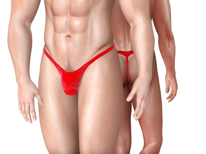 TwoSided Thong Islander red