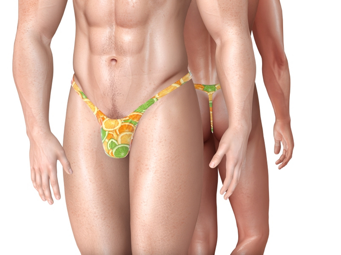 TwoSided Thong Islander lemons