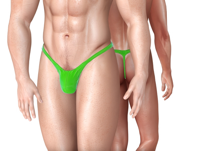TwoSided Thong Islander green