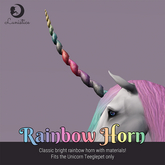 Lunistice: Rainbow - Unicorn Teeglepet Horn
