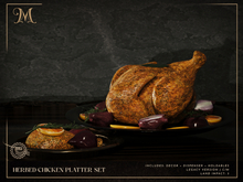 Mura Home - Wizard's Feast - Herbed Chicken Platter Set