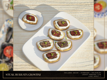 Mura Home - Steak and Burrata Crostini 