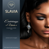 Slavia - UNA Earrings - Lelutka EvoX & Unrigged