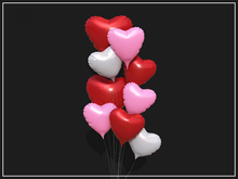 Heart Balloons - Red/White/Pink (Transferable Gift) 