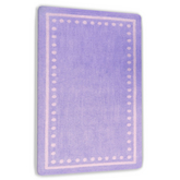Child Room Rug Plush Purple Dots (ADD)