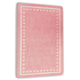 Child Room Rug Plush Pink Dots (ADD)