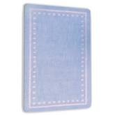 Child Room Rug Plush Blue Dots (ADD)