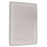 Child Room Rug Plush White Dots (ADD)