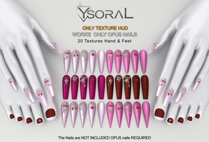 - YsoraL - .: 20 colors Applier OPUS Nails :. ( Cherry )