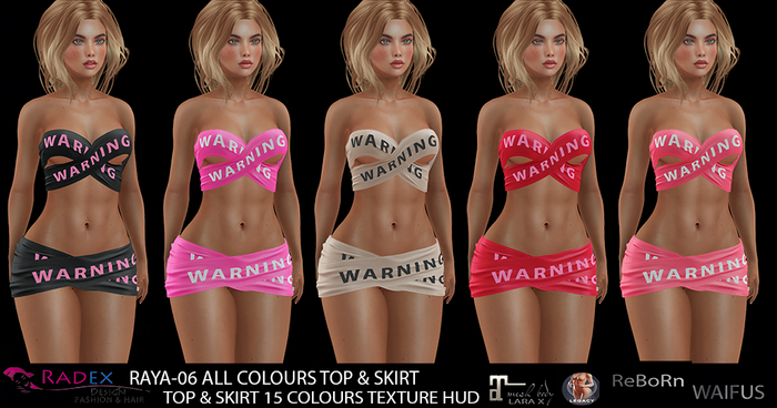 RADEX Raya-06 All Colours Top & Skirt