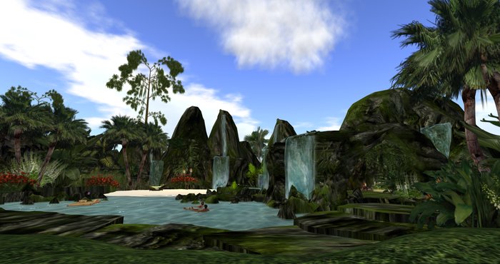 Kokomo Cove - Waterfall