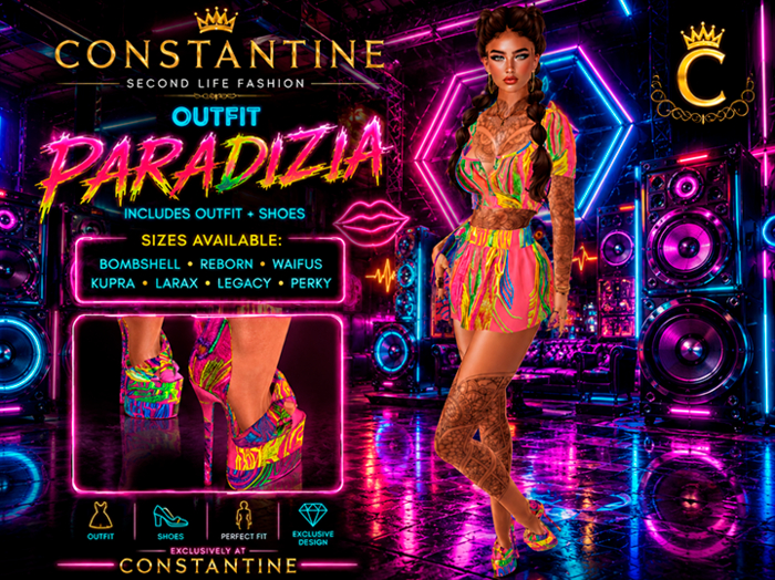 [CONSTANTINE] PARADIZIA OUTFIT DEMO