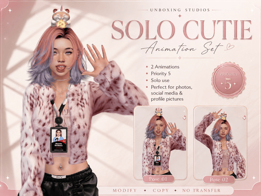 Unboxing Mine Collection - Cute Wave Solo Animation Pack