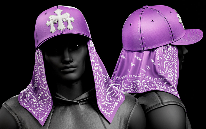 Duke Cap&Bandana Purple