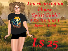 Native American Blouse-Spirit Guide