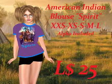 Native American Blouse-Spirit