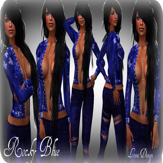 Cheapskates... Lizzi Design - Rocky Blue