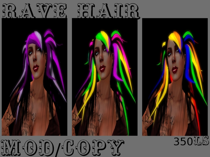 *BHK* Rave Hair