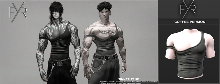FYR - Sinner Tank - Coffee