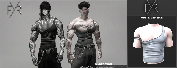 FYR - Sinner Tank - White