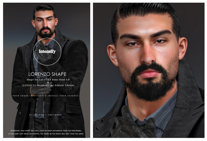 { Intensify } Lorenzo Shape _  LeLUTKA Rune Head