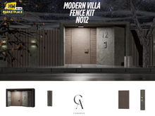 Modern Villa Fence Kit No.12 - CANARUN