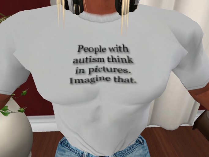 Imagine that Tee shirt.