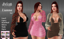 Delicatt Couture - LIANNA SET - Dress & Jacket - JULY 11♥2026♥