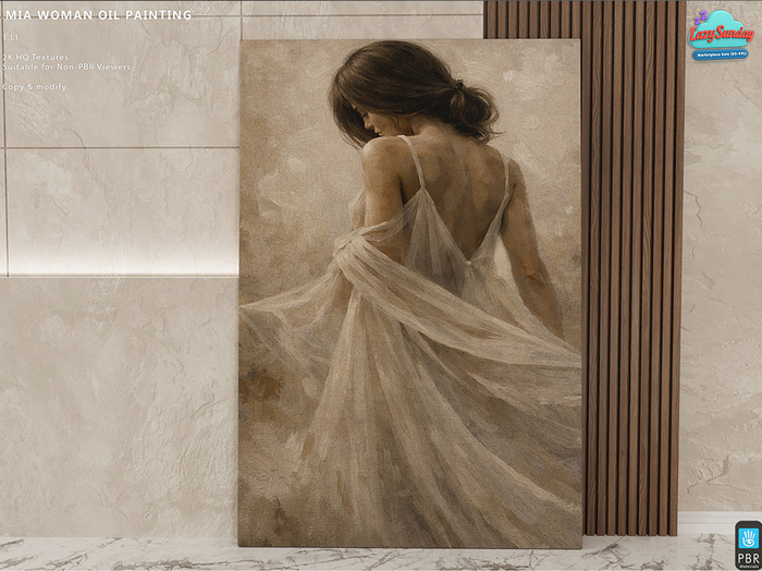 Mia Woman Painting 1 LI [Erfe Design]