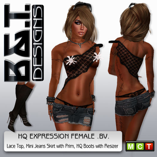 :.<B&T>.: Expression Female ~ Black Version