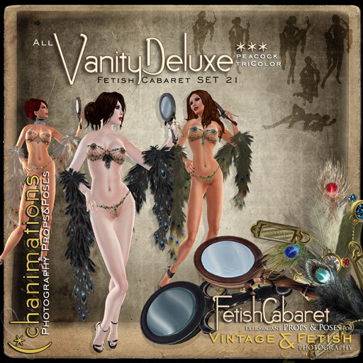 (*chanimations: FetishCabaret (SET 21) - "VanityDeluxe" ***triColor Pack