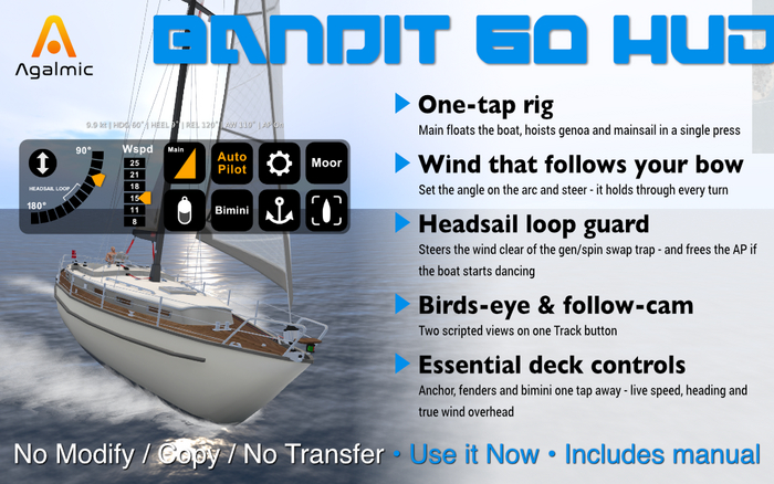 Bandit 60 HUD + Relative Wind