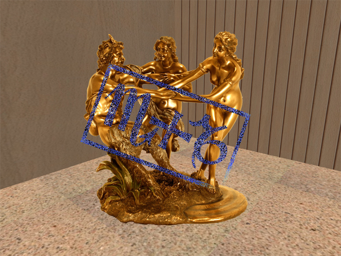 TEXTURE  GOLD SATYR END NYMPH