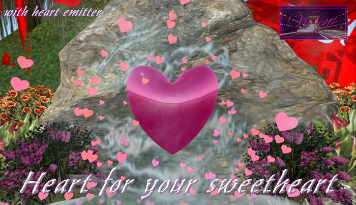 Heart particel emitter - flying hearts