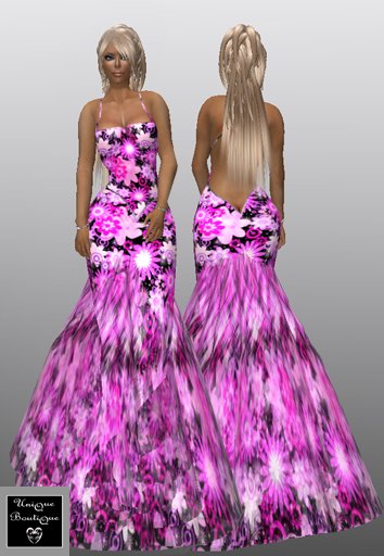 *UniQue* Summer Gown in Pink