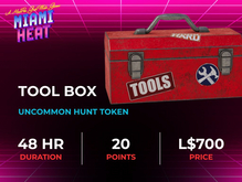 MadPea Miami Heat Token: Tool Box