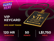 MadPea Miami Heat Token: VIP Keycard