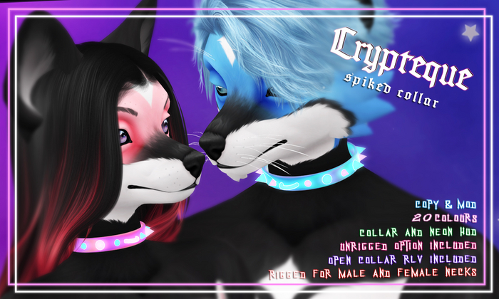 Crypteque - Spiked Collar {DEMO}