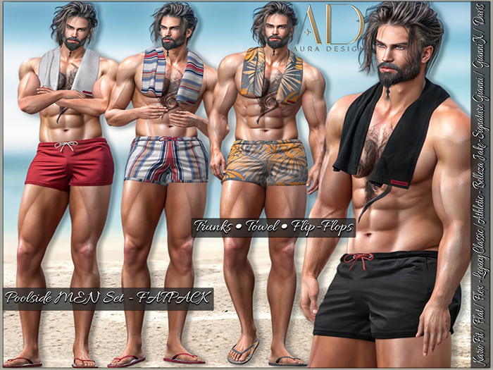 [Aura Design] Poolside MEN Set - FATPACK  
