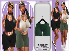BODIED: Keable Shorts - Forest