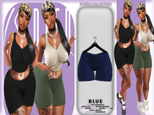 BODIED: Keable Shorts - Blue